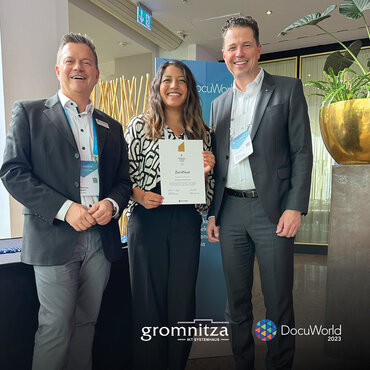 DocuWorld 2023, Preisverleihung Marketing Action Award