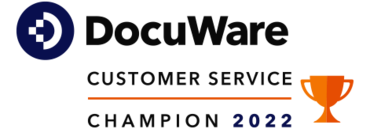 DocuWare Auszeichnung "Customer Service Champion 2022"